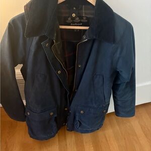 Barbour Beadnell Waxed Cotton Jacket – Women’s US 6 – Navy – Authentic